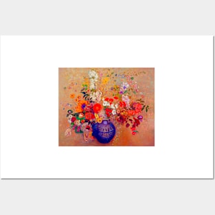 'Bouquet de fleurs' by Odilon Redon REMASTERED TECHNICOLOR Posters and Art